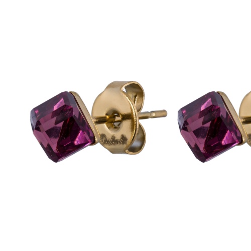 Пусеты Fiore Luna  Hot Pink, SWE2127/1 HP G фото 3